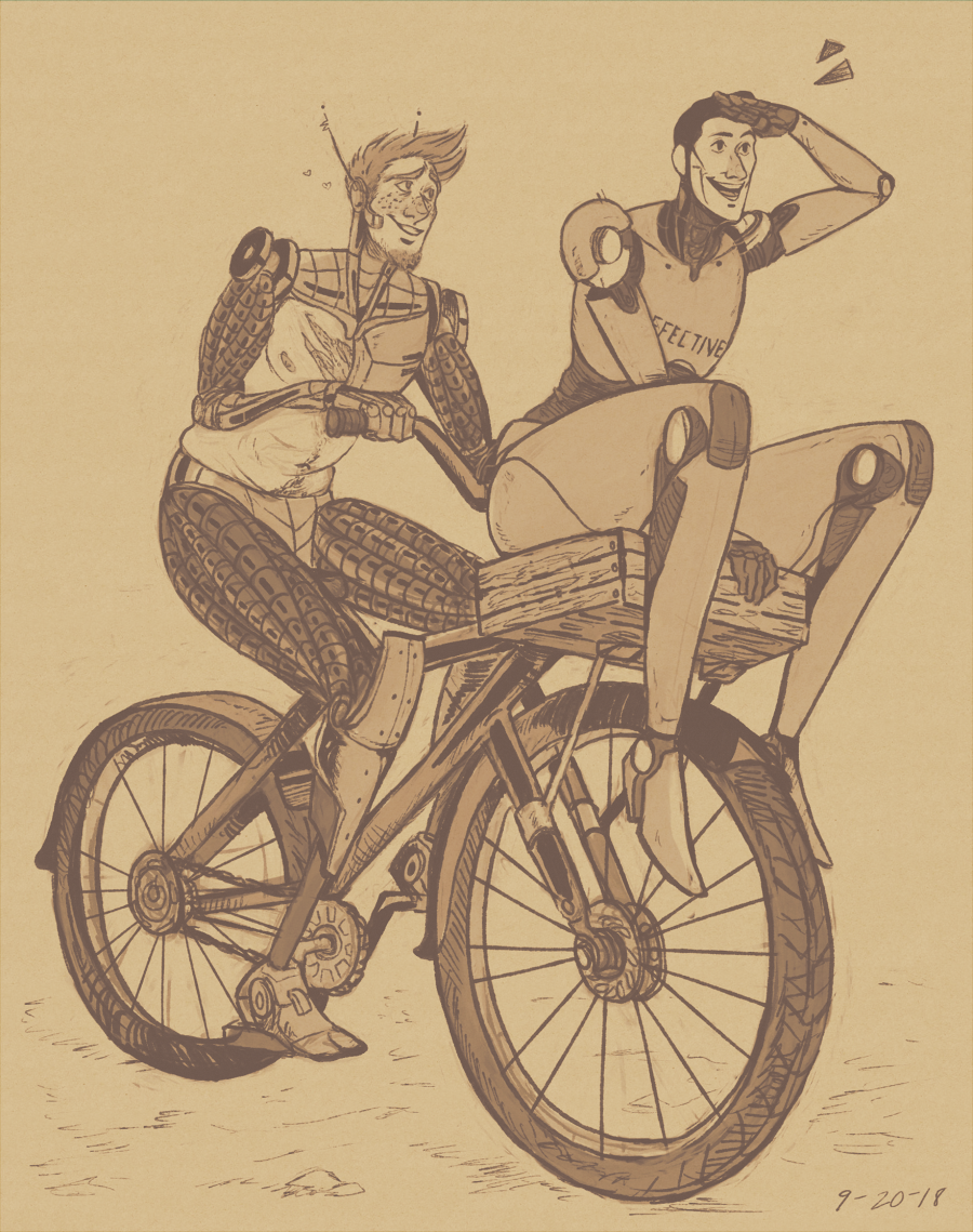 Bicycle Boy - Friend Art Archives - Updates every Friday